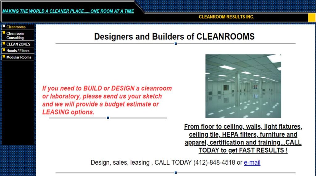 Cleanroom Results Clean Rooms